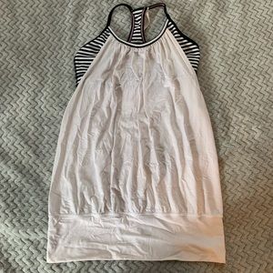 Lulu lemon tank top with attached sports bra